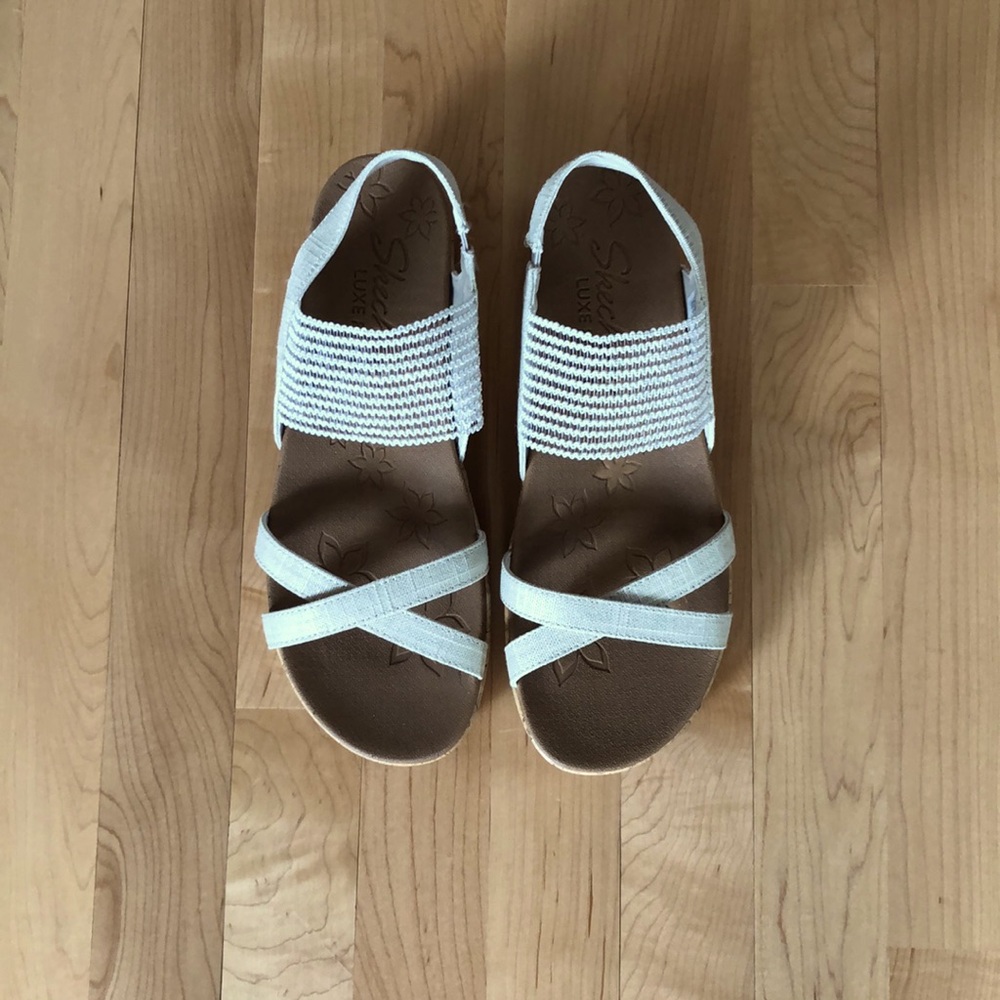 Skechers Sandals - Brie-Sparkle Stretch Sling Back